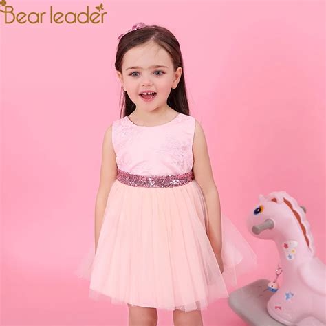 Buy Bear Leader Girls Dresses 2018 Summer New Girl