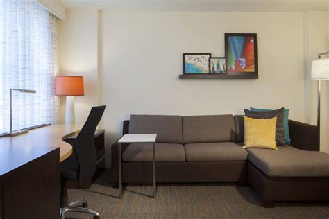 Residence Inn Tampa Downtown Studio Suite Living Area Guest Suite