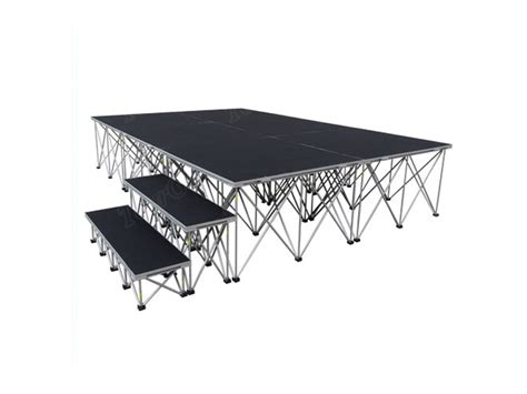 Tourgo Portable Concert Stage Portable Stage Curtain With Mobile Stage
