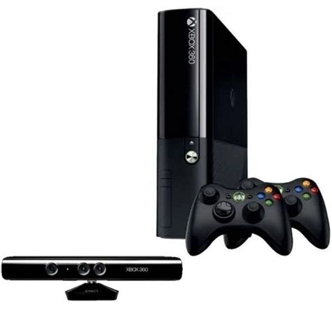 Microsoft Xbox 360 Super Slim 250gb 2 Controles Kinect E 3 Jogos