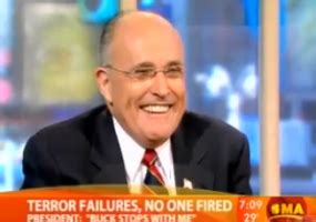 Trump's former cyber czar, rudy giuliani, sure is a cyber moron. Giuliani: "No Domestic Attacks Under Bush, One Under Obama"