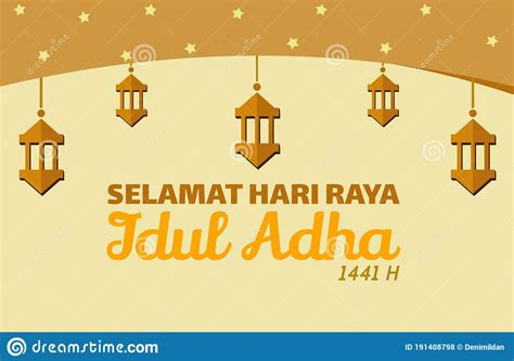 Selamat Hari Raya Idul Adha 1441 H Stock Vector Illustration Of Adha