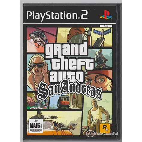 Playstation 2 Gta Grand Theft Auto San Andreas Ps2 Pal First Edition