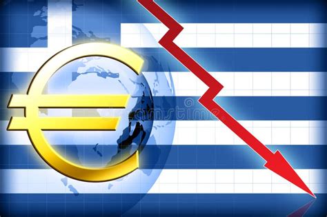 Crise économique De La Grèce Illustration Stock Illustration Du