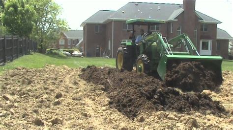 Some farmers will use pesticides on manure piles to keep the flies in check. Spreading Horse Manure on Neighbor's Garden - YouTube