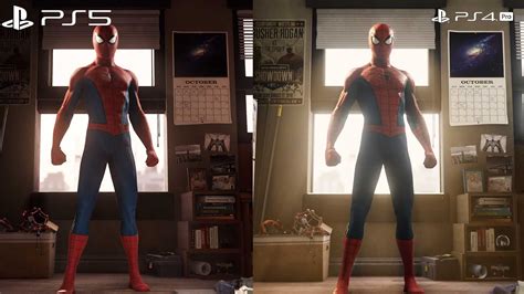 Grafik Vergleich Ps4 Vs Ps5 „marvels Spider Man“ Remastered