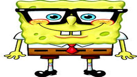 Spongebob With Glasses Wallpaper