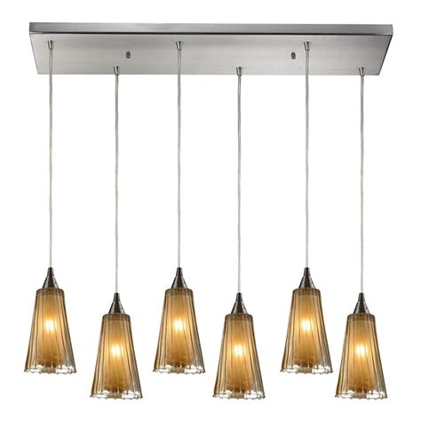 Westmore Lighting Shasta Satin Nickel And Tinted Glass Shade Mini Transitional Tinted Glass