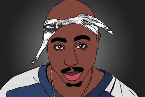 Tupac Lineart Colored By Bonezluc On Deviantart