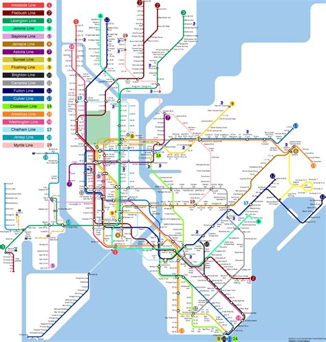 Nyc Train Train Map Ny Subway Subway Map Scarsdale New York Planer