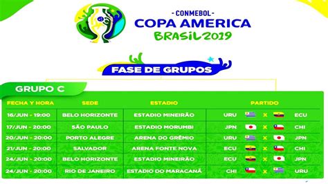 Copa america scores, results and fixtures on bbc sport, including live football scores, goals and goal scorers. COPA AMÉRICA 2019 FIXTURE - YouTube