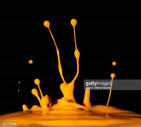 Orange Paint Drips Photos And Premium High Res Pictures Getty Images