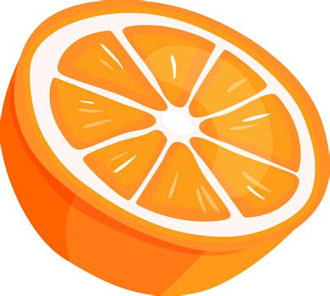 Half Orange Orange 9343883 Png