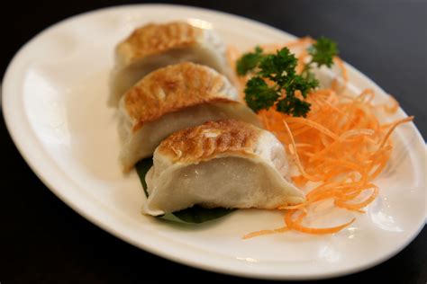 GRILLED PORK DUMPLINGS | Castle restaurant, Dim sum, Pork dumpling