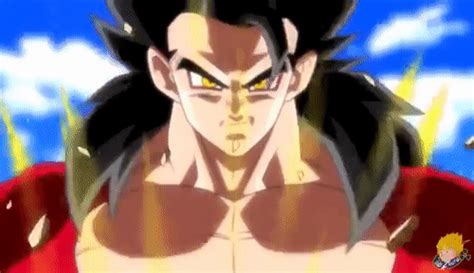 Goku and krillin express their disgust at raditz and. Dragon Ball Super Saiyan 4 Gif