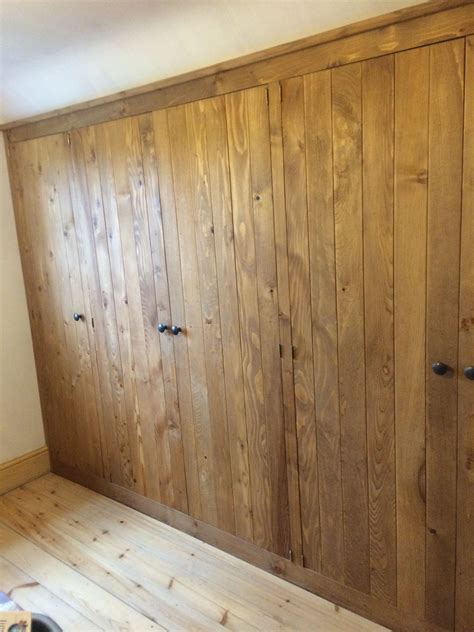 Fitted Solid Oak Wardrobes Across The Width Of This Room Disguise
