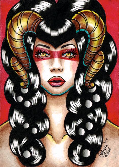 Girl With Horns By Misscarissarose On Deviantart