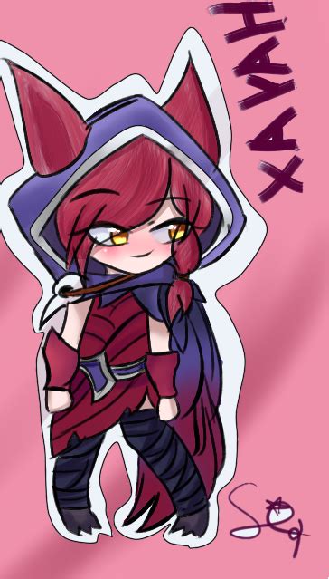 Xayah Uwu By Azgatycore Lol League Of Legends League Of Legends