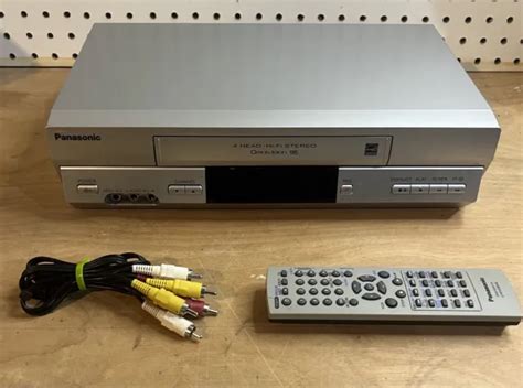 Panasonic Pv V S Vcr With Remote Vhs Player Tape Recorder Hi Fi