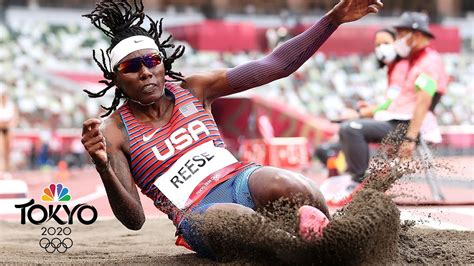 Usas Brittney Reese Tara Davis Leap Into Long Jump Final Tokyo Olympics Nbc Sports Win