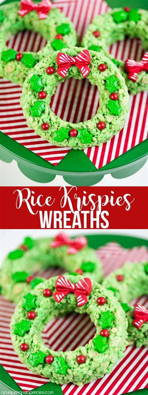 Rice Krispies Wreaths A Holiday Spin On The Classic Rice Krispies