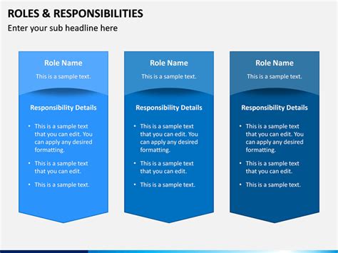 Powerpoint Roles And Responsibilities Template