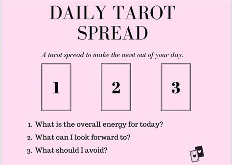 4 Card Daily Tarot Spread Rodger Burney