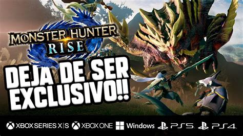 Es oficial Monster Hunter Rise llegará a Xbox y PlayStation YouTube