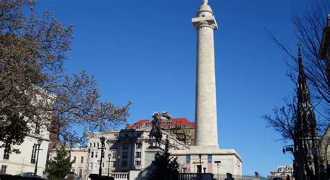 Baltimores Washington Monument At Mount Vernon Place The Monumentous
