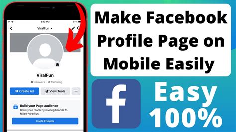 How To Create Facebook Profile Page On Mobile Facebook Profile Page