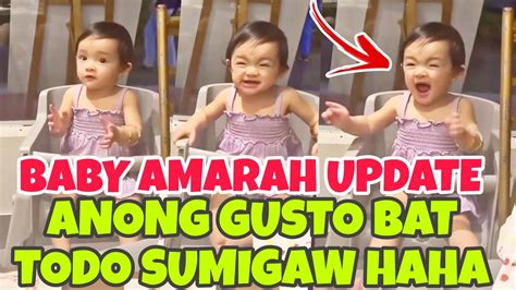 Baby Amarah Update Tignan Grabe Sumigaw Si Amarah Tatawa Kayo Gigil