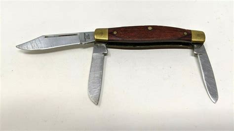 Vintage Craftsman Usa 95234 Folding Pocket Knife 3 Blade Stockman 3 Pi