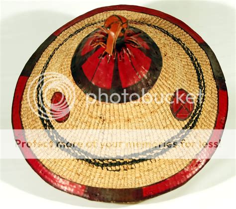African Fulani Straw Hat Hand Made Mali Leather New Ebay