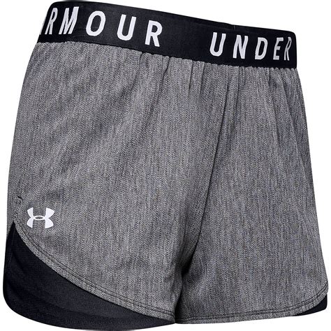 Under Armour Womens Play Up 30 Twist Shorts 3 In Academy