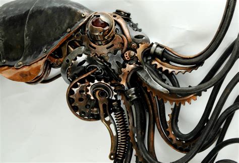 Geek Art Gallery Sculpture Steampunk Squidipus