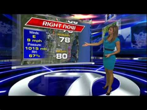 WSVN Weather Julie Durda Hot Blue Dress YouTube