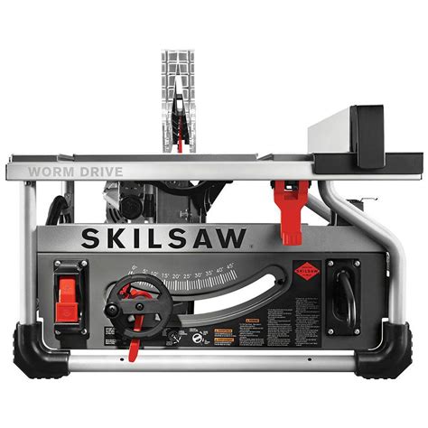 Skilsaw 15 Amp Corded Electric 10 In Portable Worm Drive Table Saw Kit