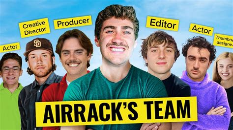 The 14 Person Team Behind Airracks 10 Million Subscribers Youtube