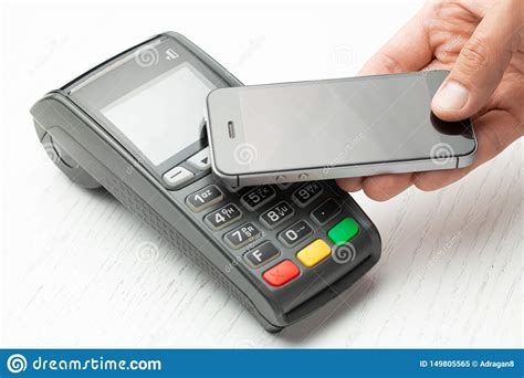 Contactless Payment By Smartphone Phone Pos Terminal Nfc Payment