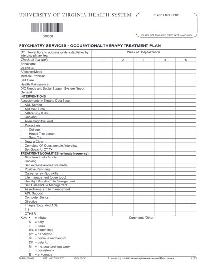 17 Counseling Treatment Plan Template Pdf Free To Edit Download