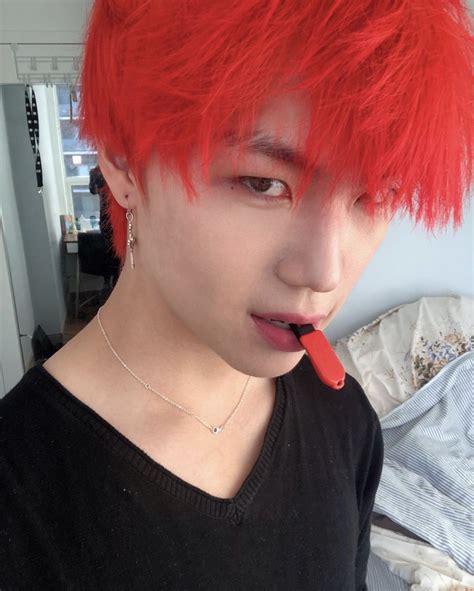 Pin By Chris ️ On Instagram Red Hair Boy Red Hair Korean Cute