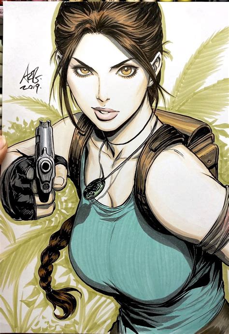 Lara Croft By Artgerm Lara Croft Anime Comics Artist Play Tomb Raider