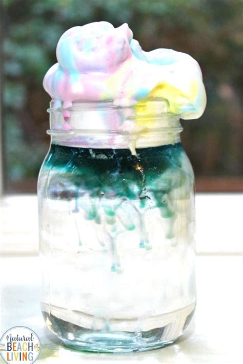 Make a simple rain cloud model with only a few materials this rain cloud model is an easy weather activity for spring science and a great way to show how what a brilliant idea! Rain Cloud in a Jar Preschool Science Experiment - Natural ...