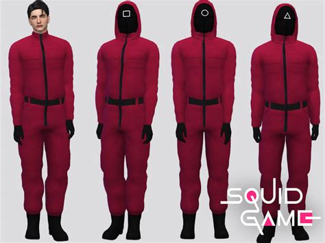 Sims 4 Squid Game Army Outfit The Sims Book