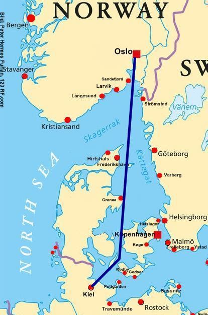 Alle öffentlichen verkehrsmittel auf der karte von kiel! Norwegen Fähre Kiel - Oslo,hier beginnt Ihr Urlaub schon ...