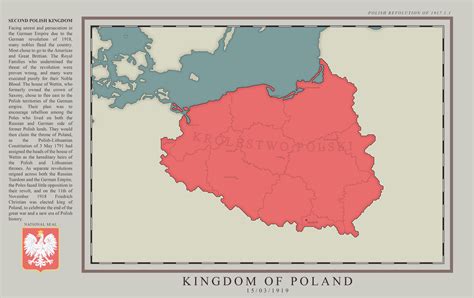 The Kingdom Of Poland In 1919 Rimaginarymaps
