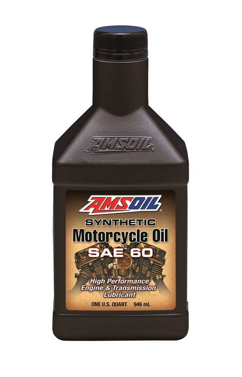 The oil you use in your engine is your bike's lifeblood. AMSOIL SAE 60 Synthetic V-Twin Motorcycle Oil