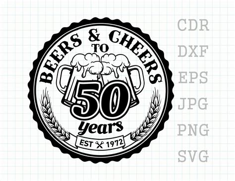 50th Cheers And Beer Etsy