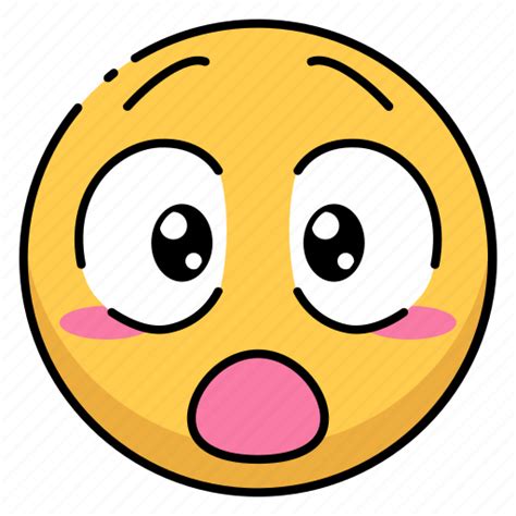 Amazed Emoji Emoticon Expression Smiley Icon Download On Iconfinder