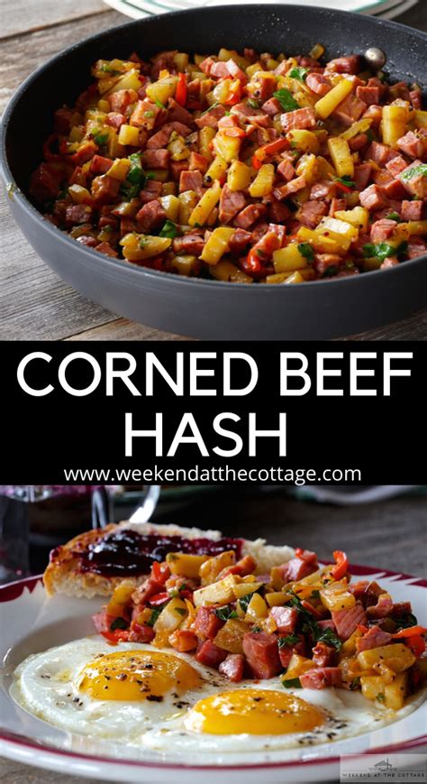 Canned corned beef hash became especially popular in countries such as britain, france, and the united states, during and after the second world war as rationing limited. Easy Corned Beef Hash - Weekend at the Cottage